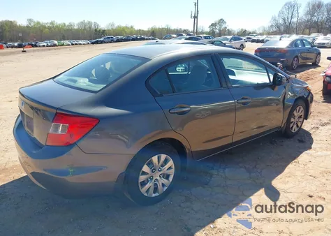 2012 Honda Civic Lx from USA, damaged, VIN 19XFB2F51CE020658